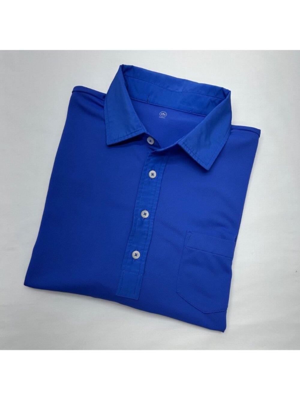 RLX Golf Performance Polo Shirt Mens Blue Short Sleeve Pocket Classic Fit - Picture 15 of 15